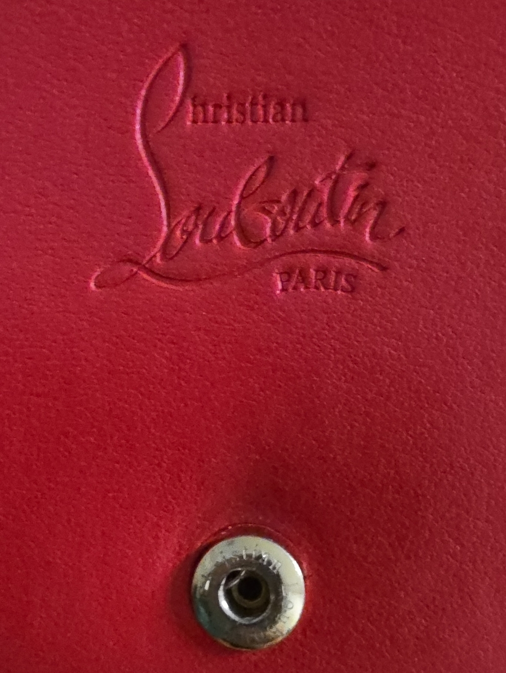 Christian Louboutin Macaron Spiked Continental Wallet With Clutch Strap - Picture 2 of 15
